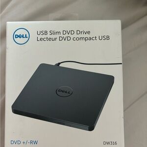 New in box- Dell USB Slim Compact DVD Drive